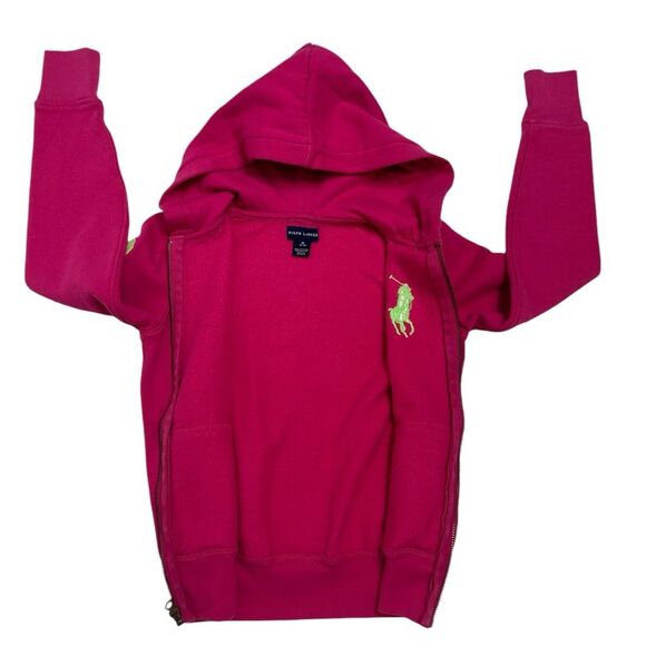POLO Ralph Lauren Hoodie Size MEDIUM 8-10 - Picture 3 of 11